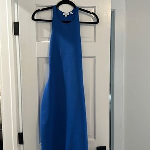 Intermix A.L.C. Blue Bodycon Open Back Dress size S